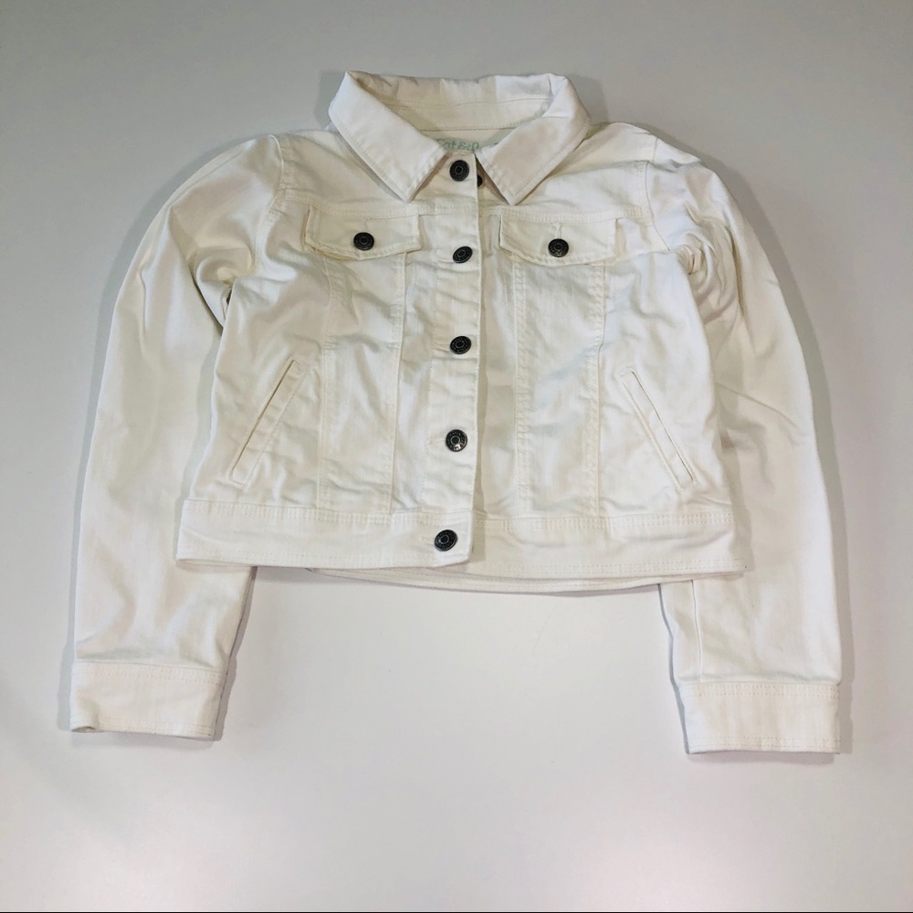 Cat & Jack White Denim Jacket